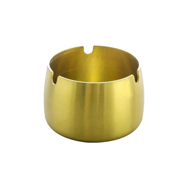 Stainless Steel Golden Deep Ashtray