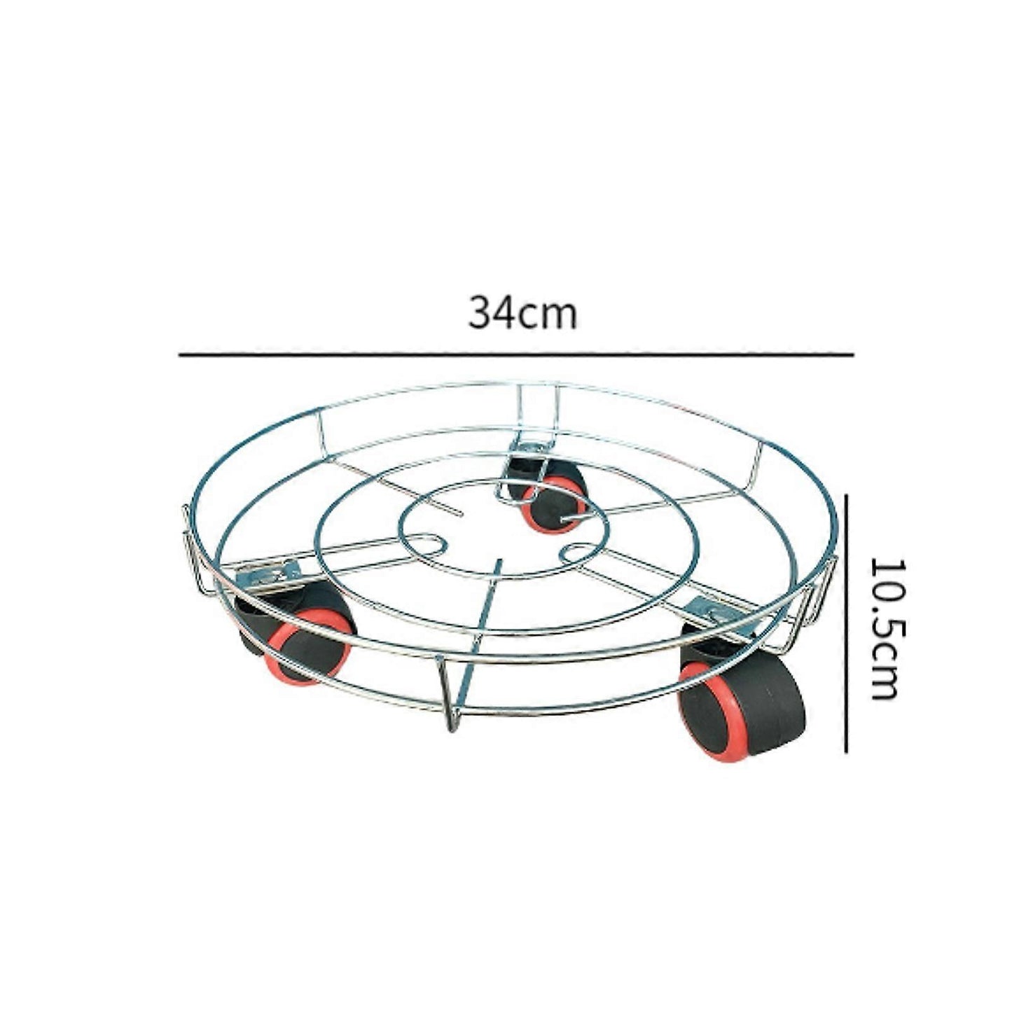 Gas Stand - Stainless Steel With Three Wheels
