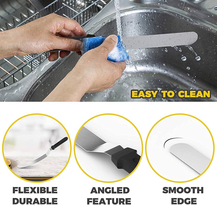 6 inch stainless steel cake spatula
