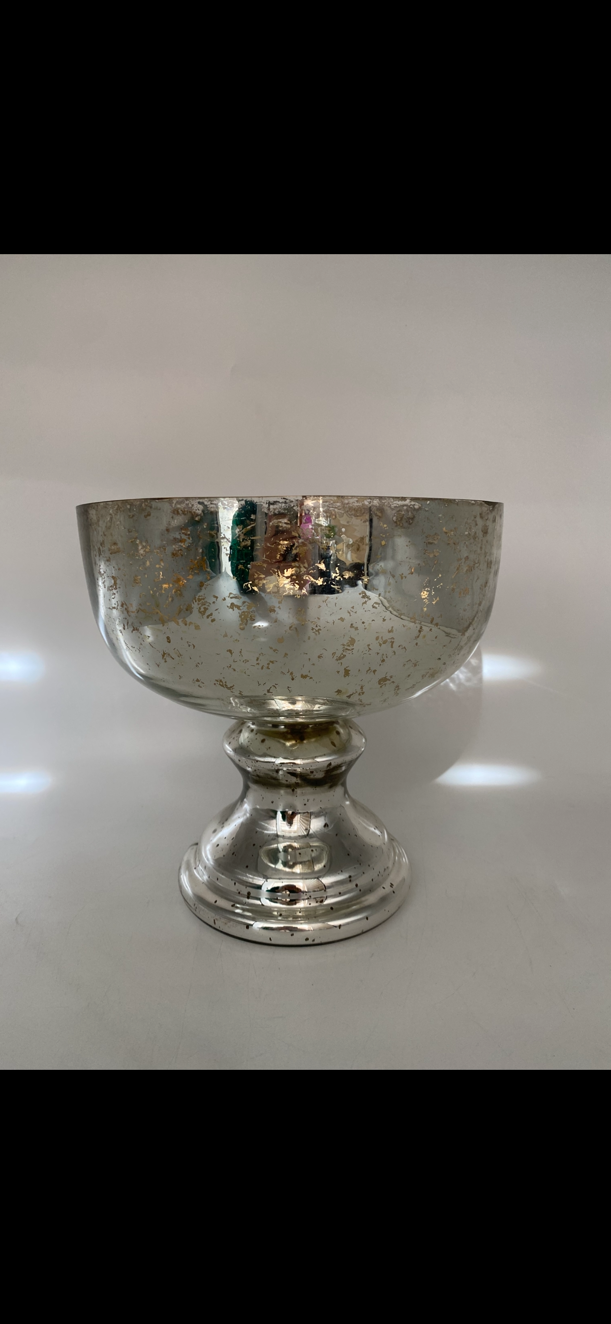 Decorative bowl antique silver