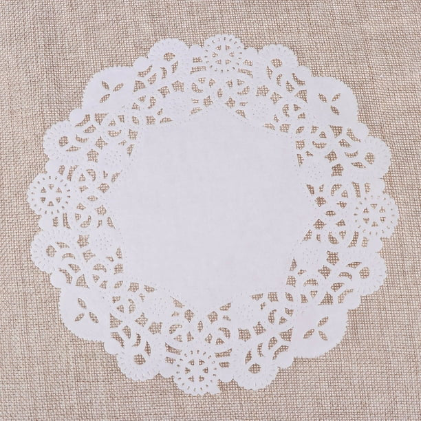200 pcs Disposable Lace Doilies Paper