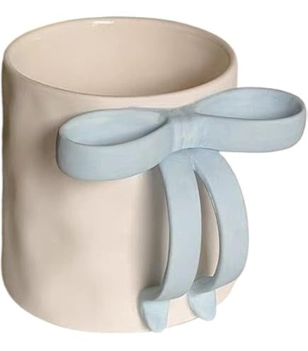 350 ml Matt Ceramic Mug With Ribbon Handle