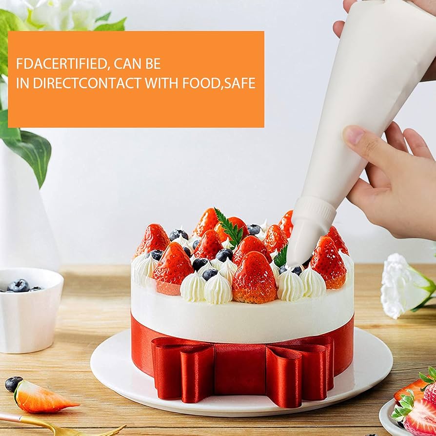 Reusable Piping Bag And Tips set