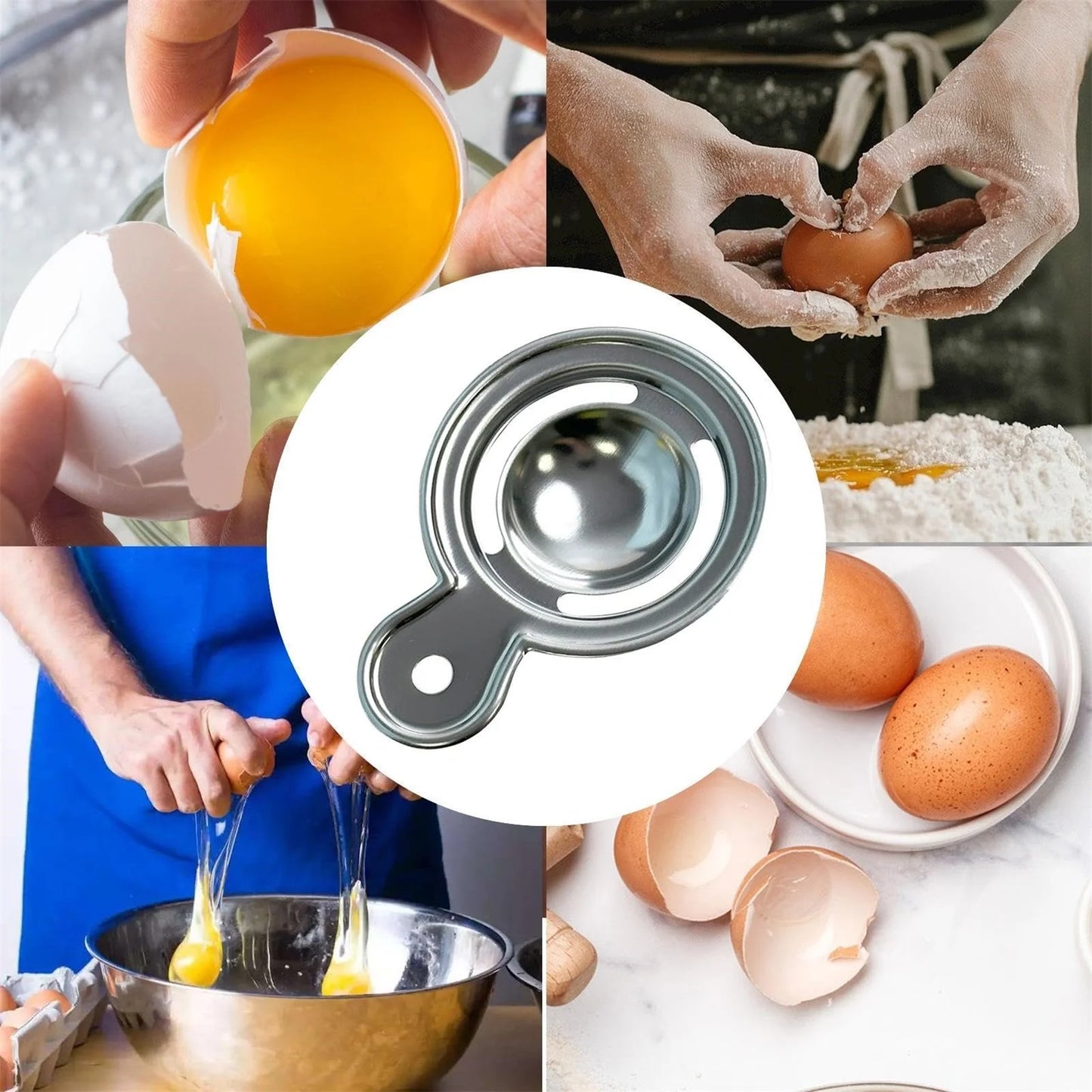Stainless Steel Steel Egg Separator