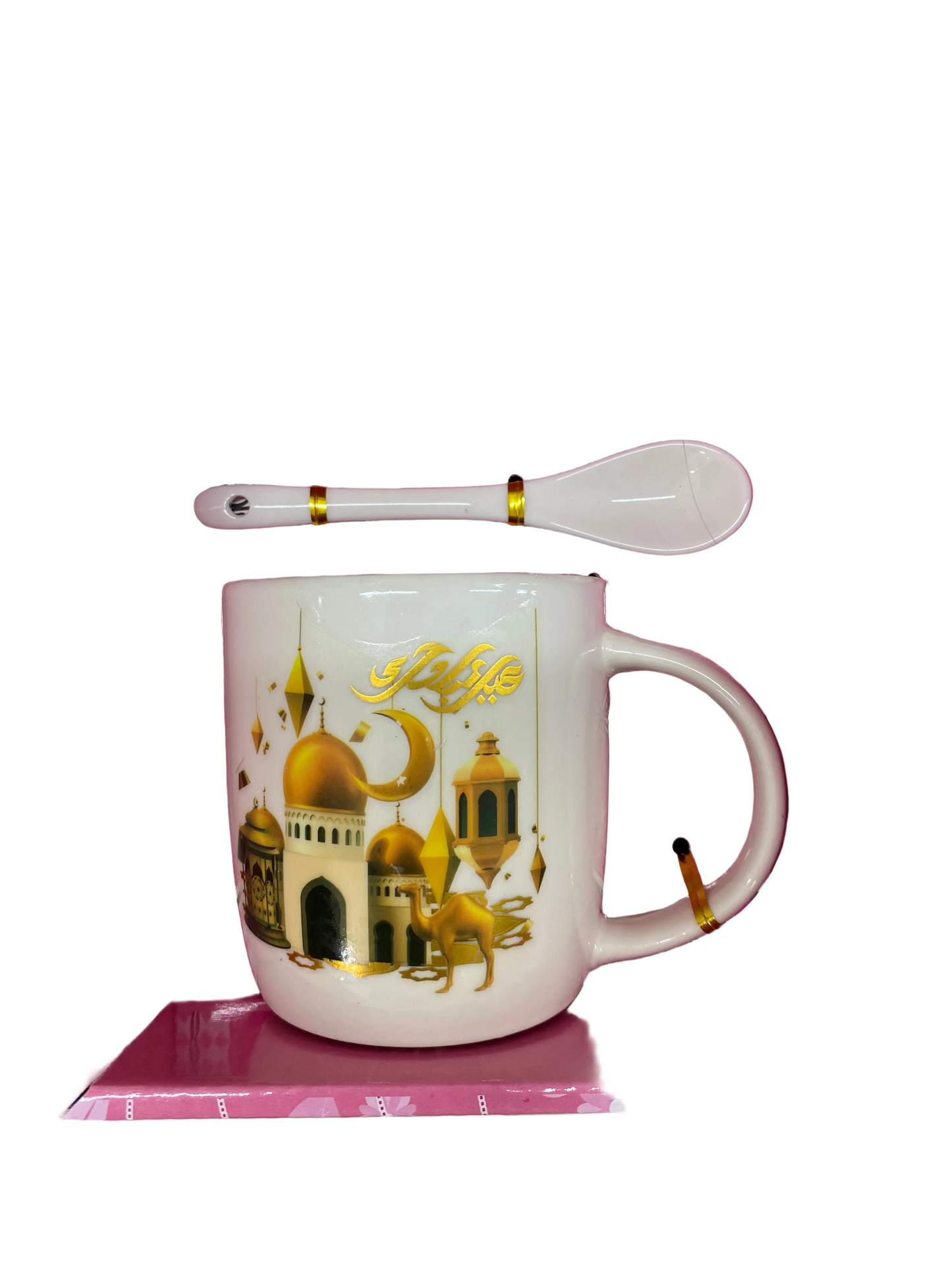 Ramadan Porcelain Mug With Spoon