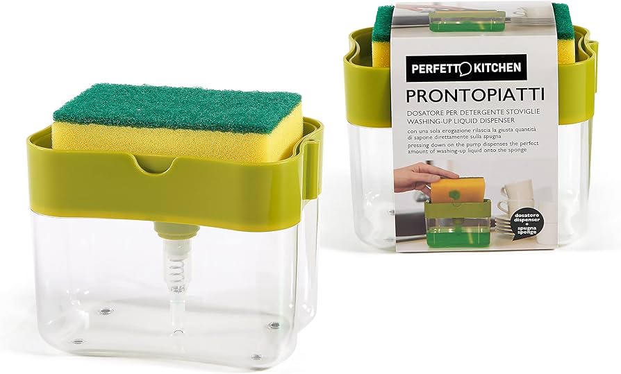 Soap Dispenser With Sponge