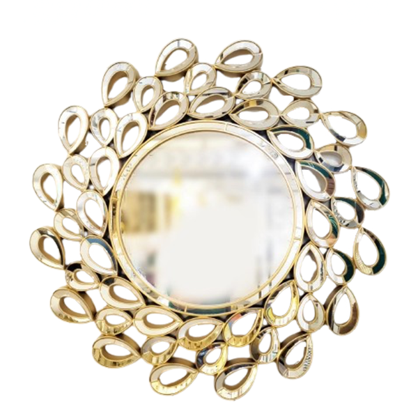 Classy Gold Wall Mirror