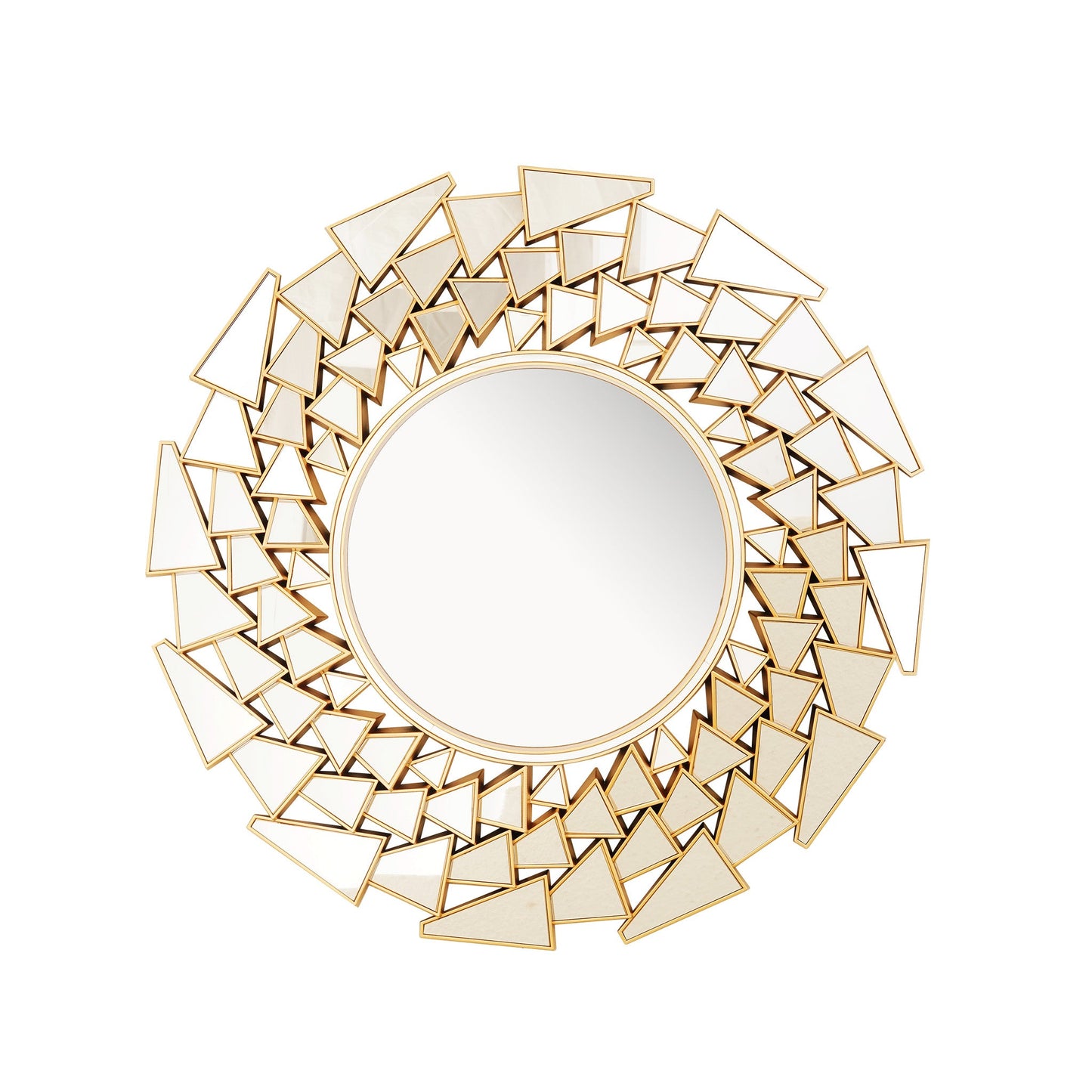 Gold Finish Decorative Wall Mirror