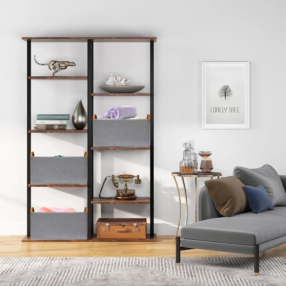 1 pc Large Storage Baskets with Metal Frame