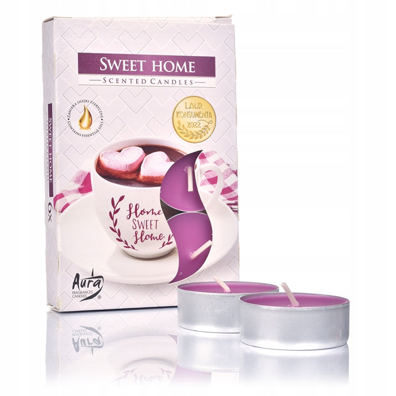 Aura, 6 pcs Scented Candles