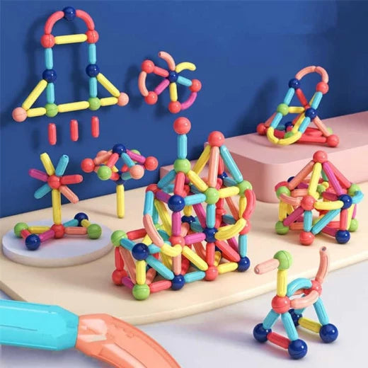 164 Pcs Magic Magnetic Building Sticks