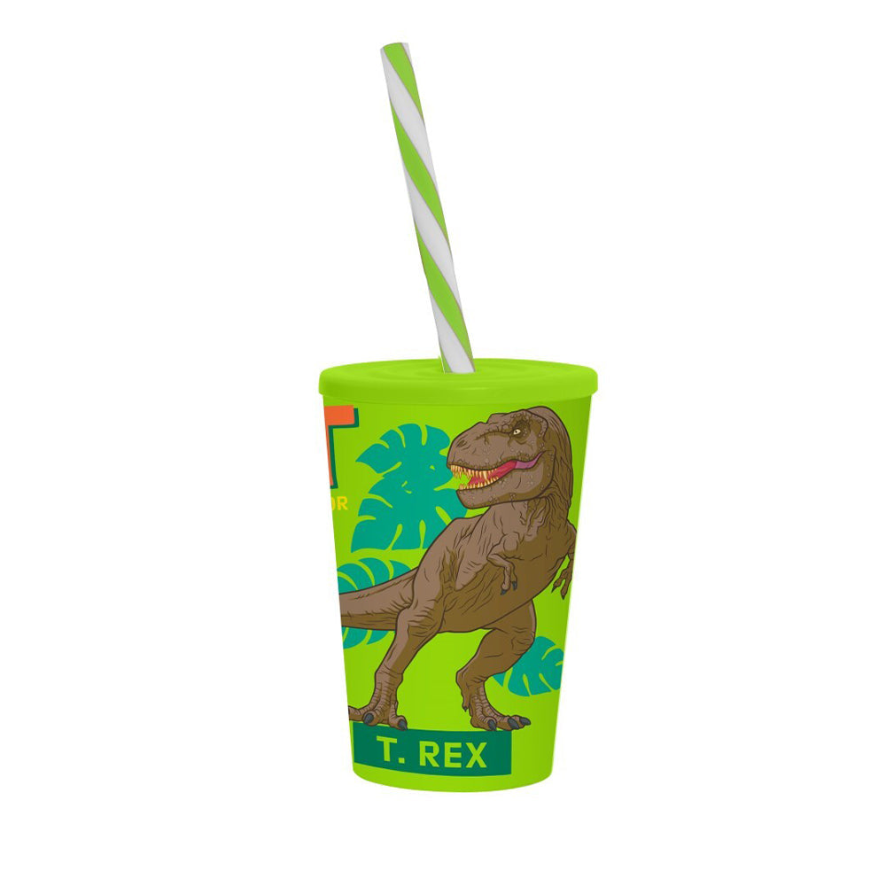 Herevin Licensed PP Tumbler With Straw - Jurassic Park - Raptor