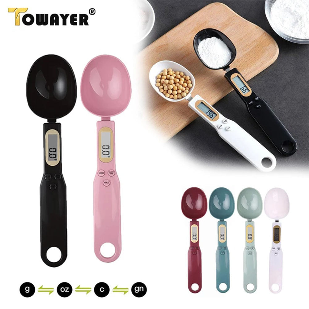 Electronic Kitchen Scale LCD Digital Measuring Food Spoon