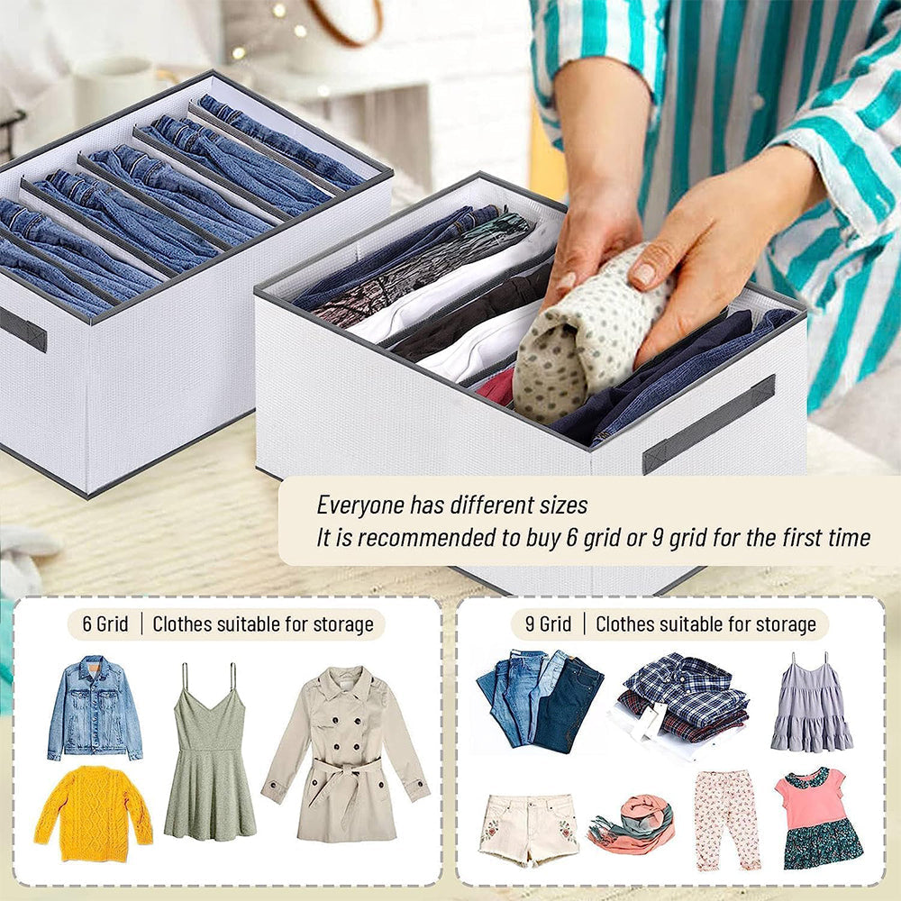 Clothes Organizer 6 Divisions With Handle