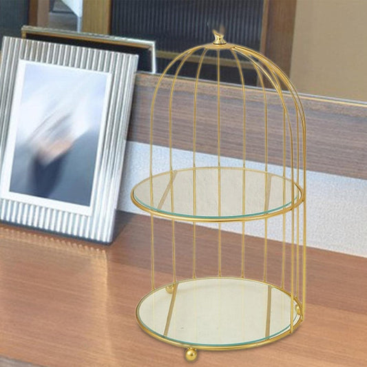 Cosmetic Tray Double Tier Vanity Organizer For Decor