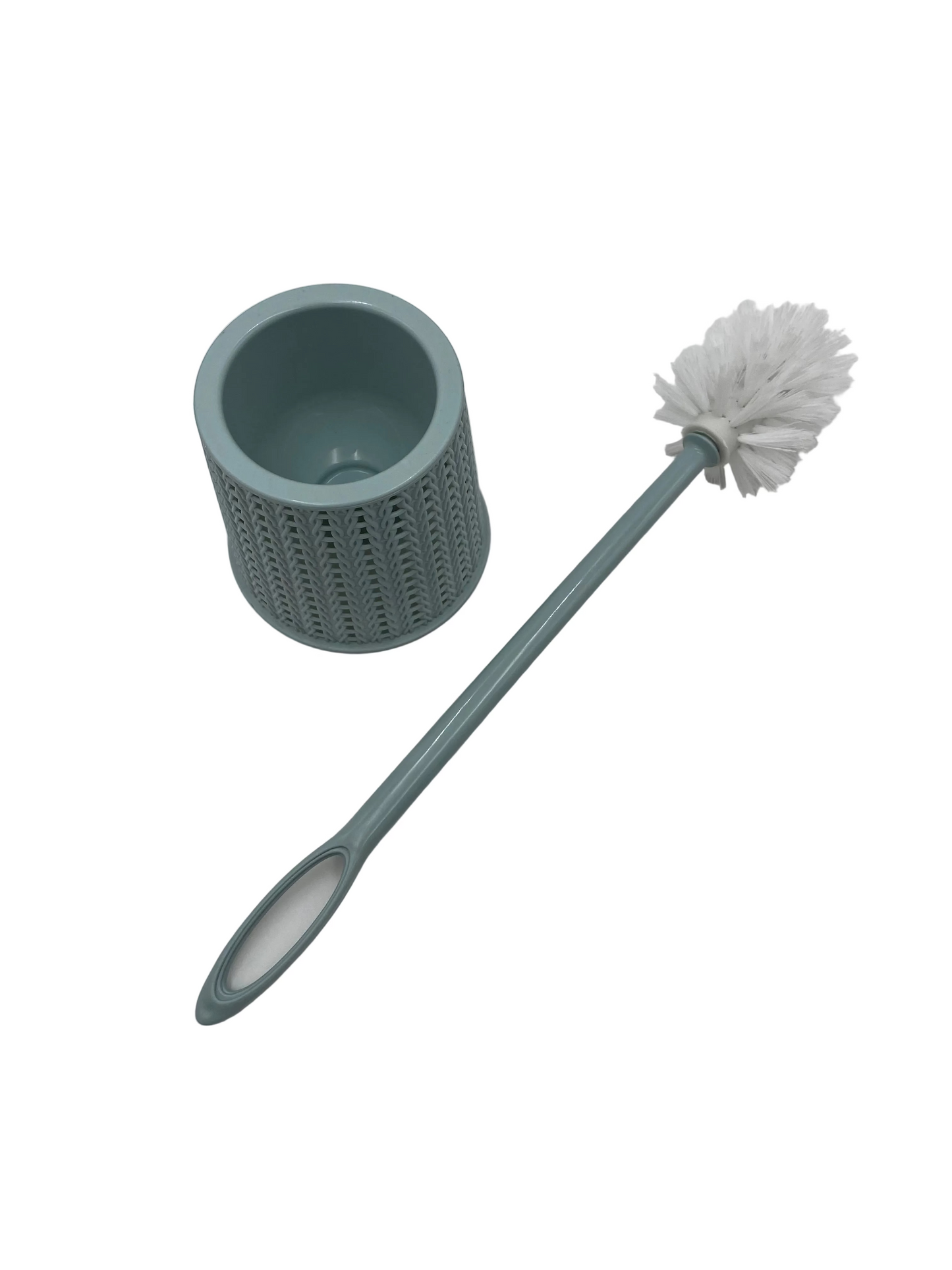 2 Pcs Bathroom Brush With Holder Set