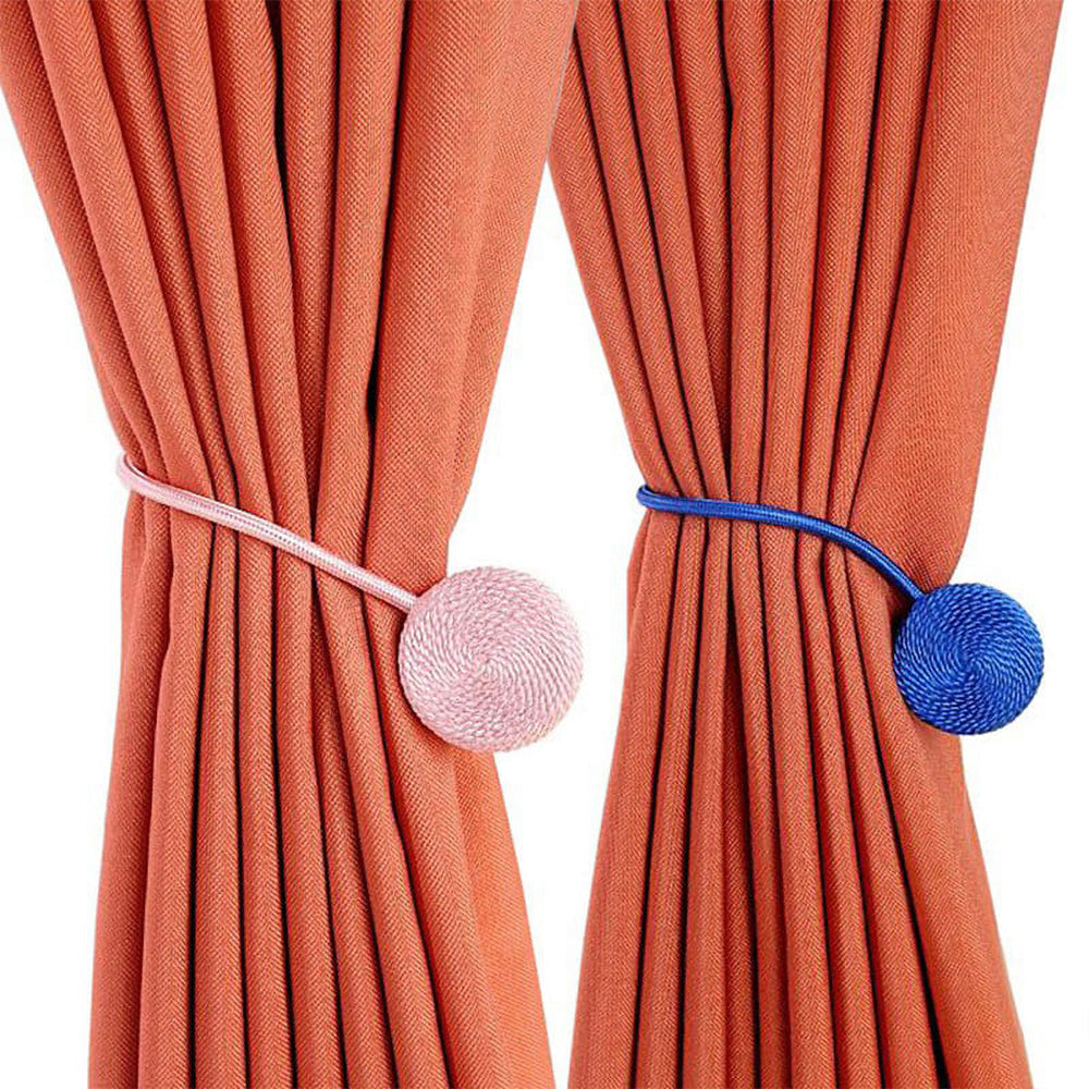 Magnetic Curtain Buckle Strong Magnetic Window Clips Tie Band Backs Holders