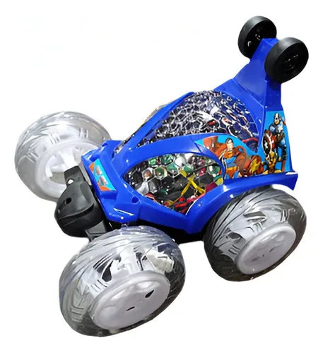 Acrobatic Car 360 Degree Rotating Stunt Car with Light, Music And Remote  Control