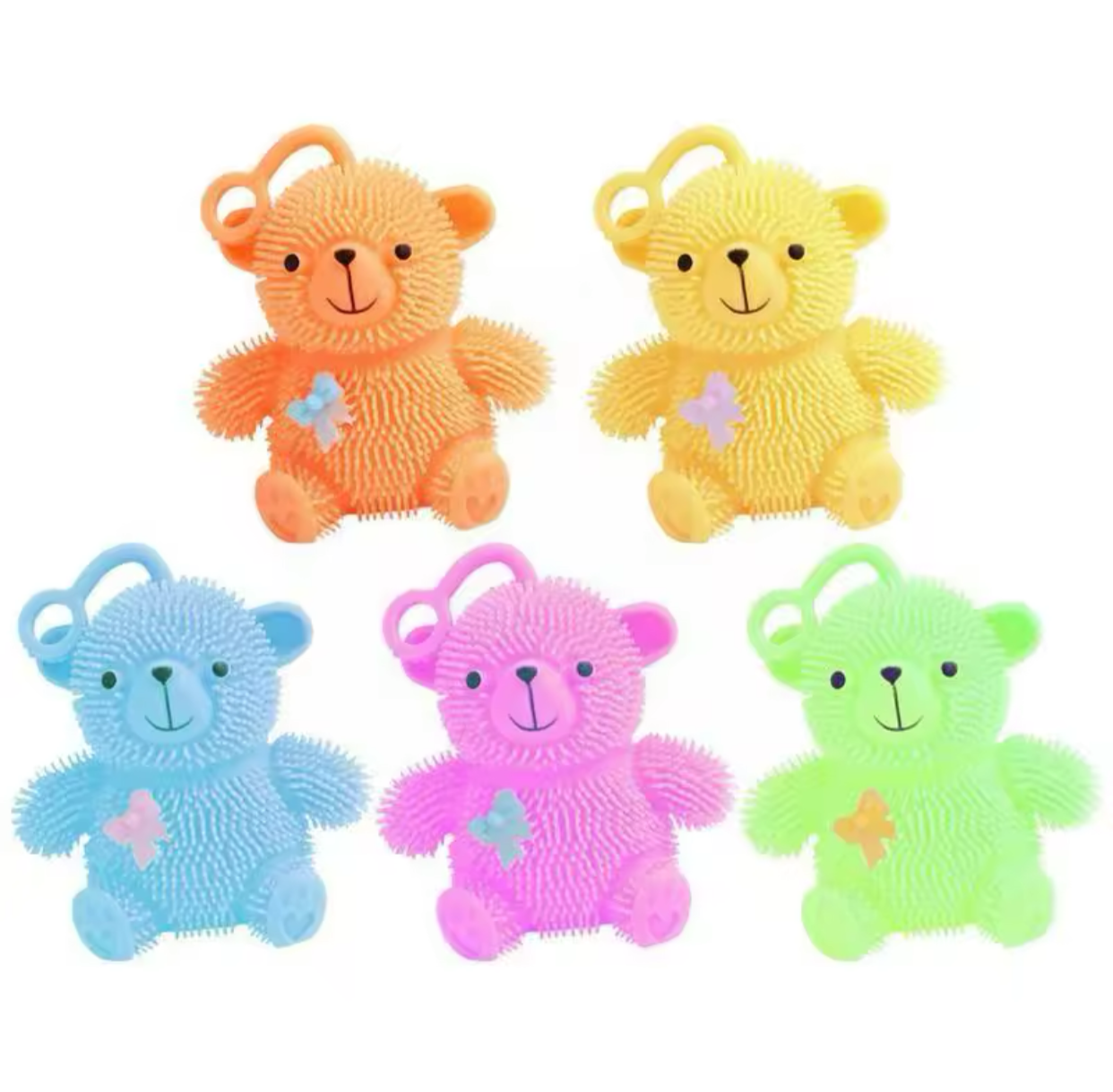 1pc Soft Elastic Luminous Toy Large Cute Bear Teddy Pressure