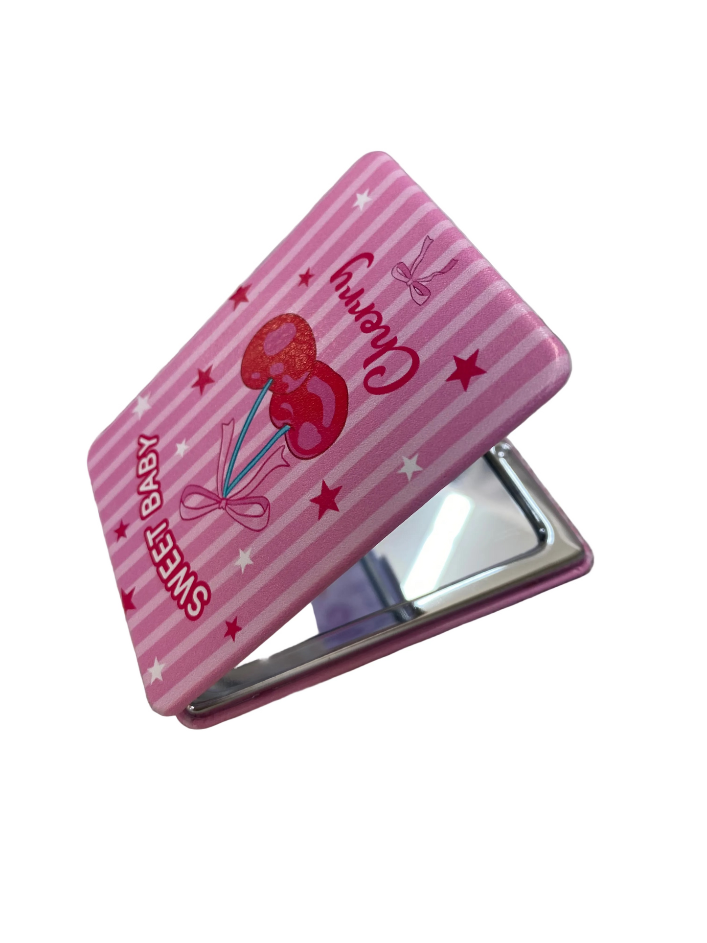 Rectangular Foldable Mirror - Cherry