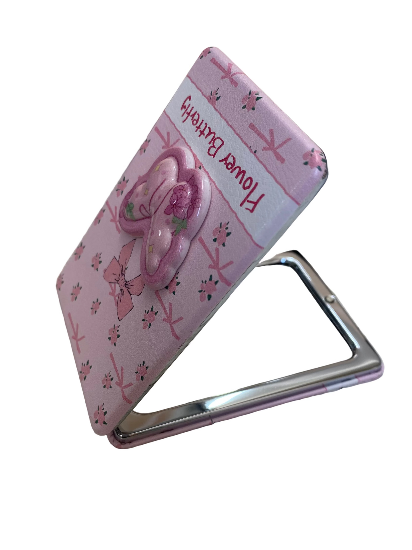Rectangular Foldable Mirror - Butterfly