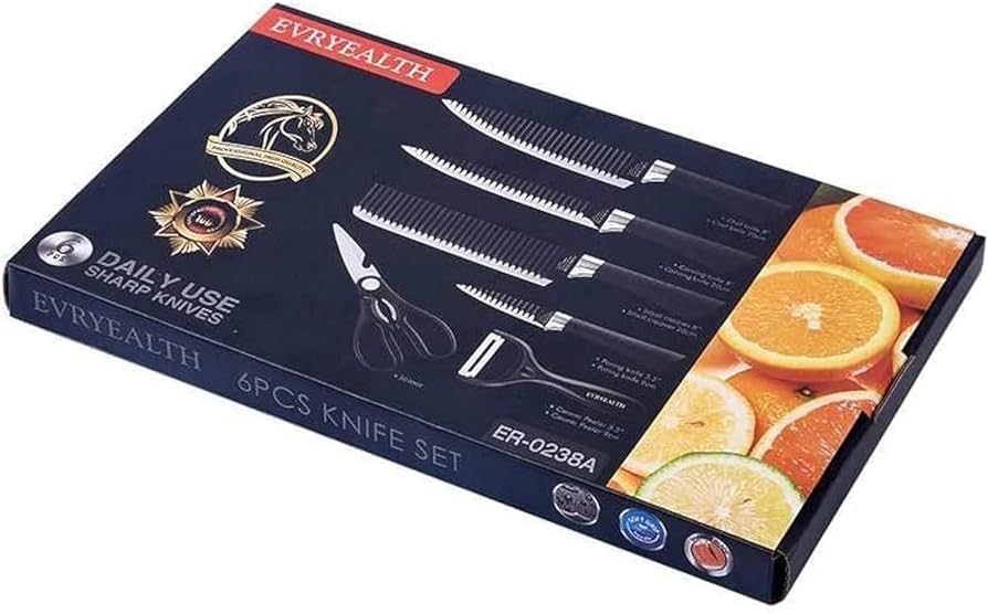 6 Pcs Knife Set