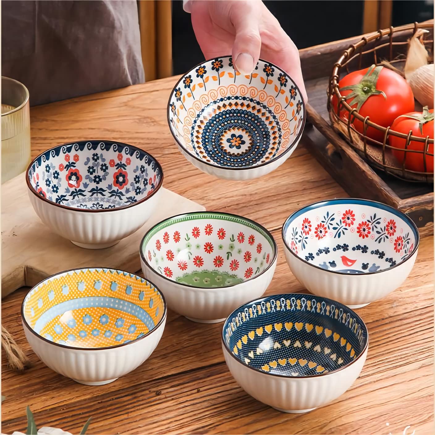 6 Pcs Ceramic Bowl With Box