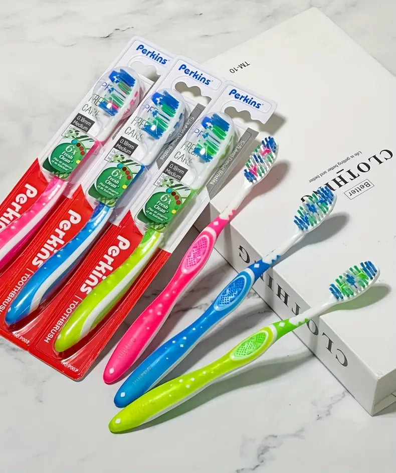 Perkins, Medium Hardness Toothbrush