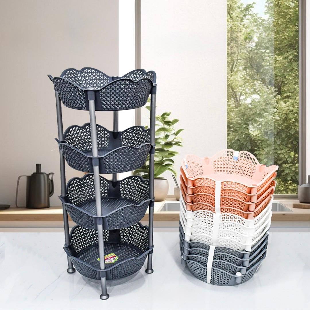 Follow me, 4 Layers Pearl Glover Kitchen Shelf