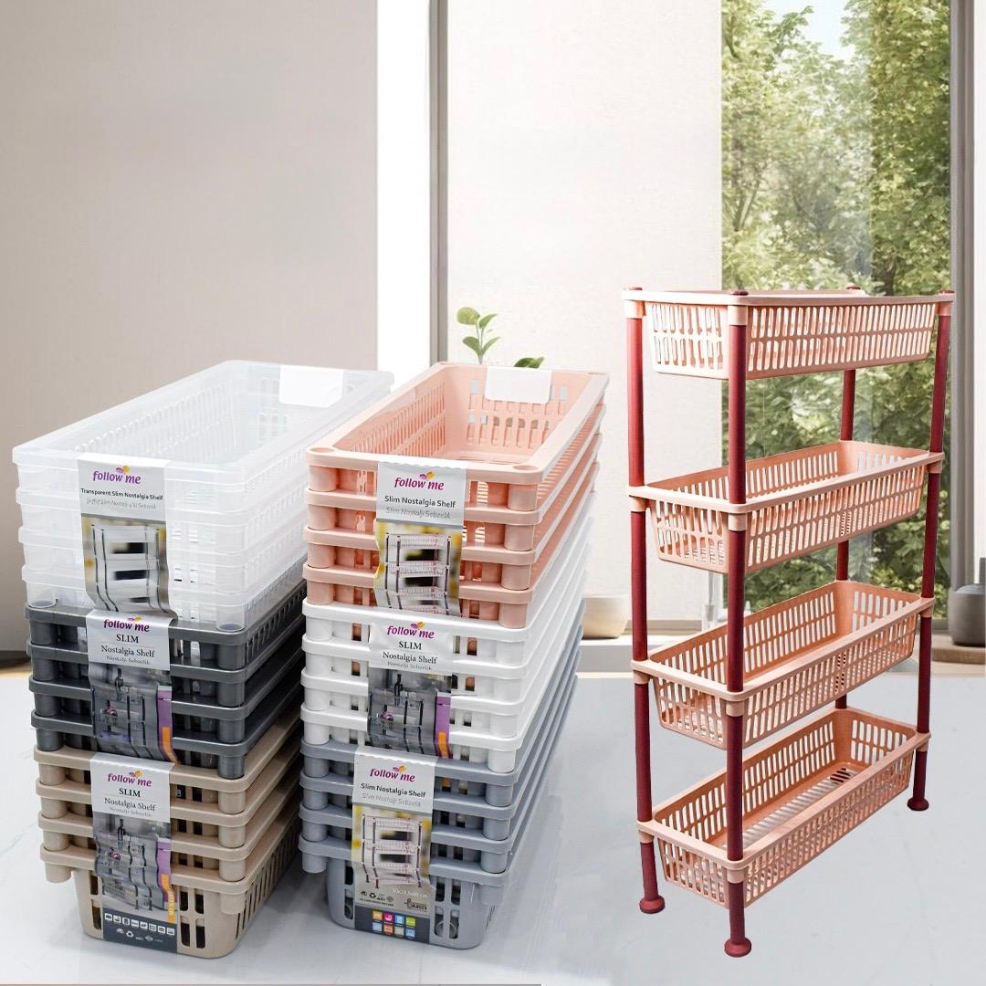 Follow me, 4 Layers Slim Nostalgia Shelf