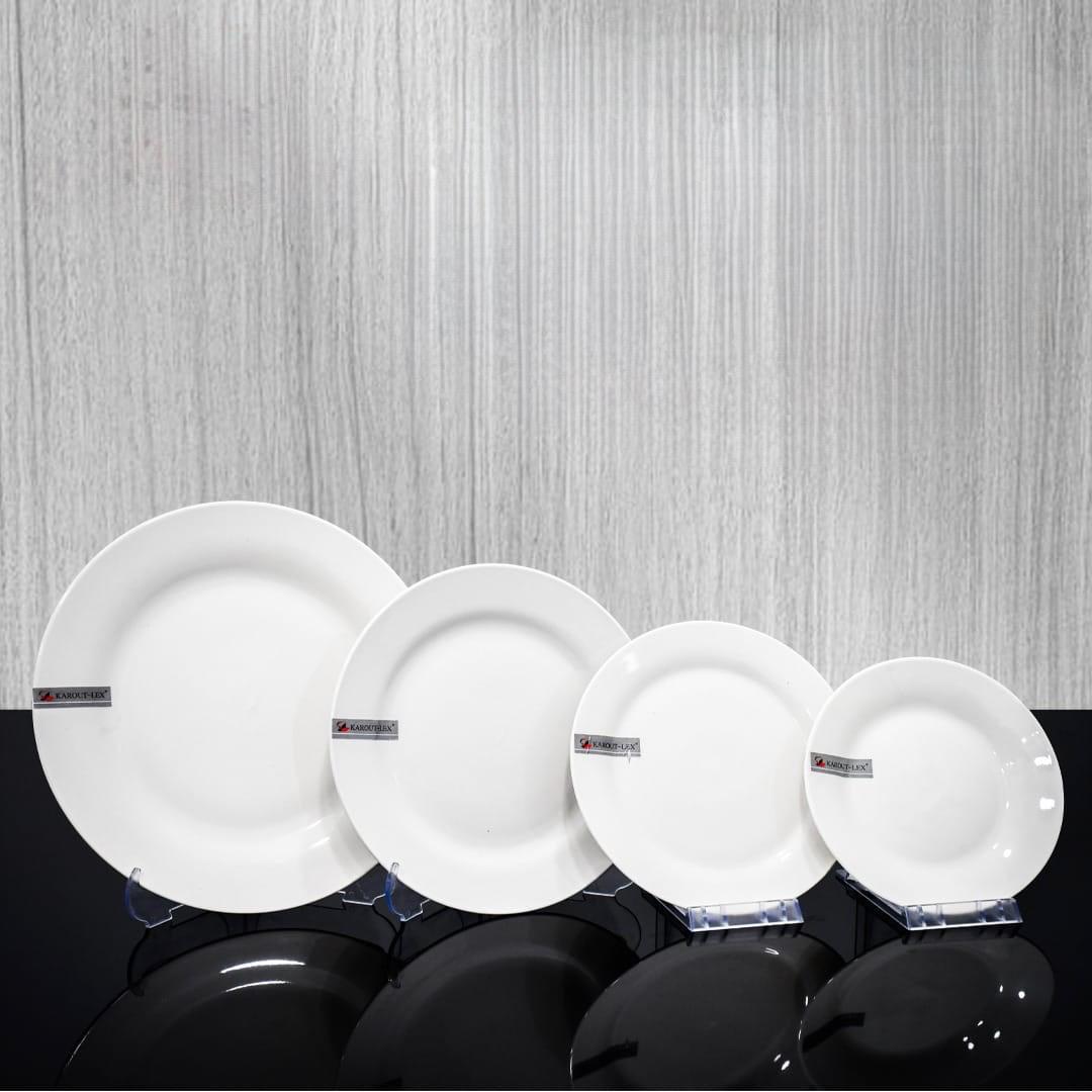 6 Pcs Porcelain Flat Plate