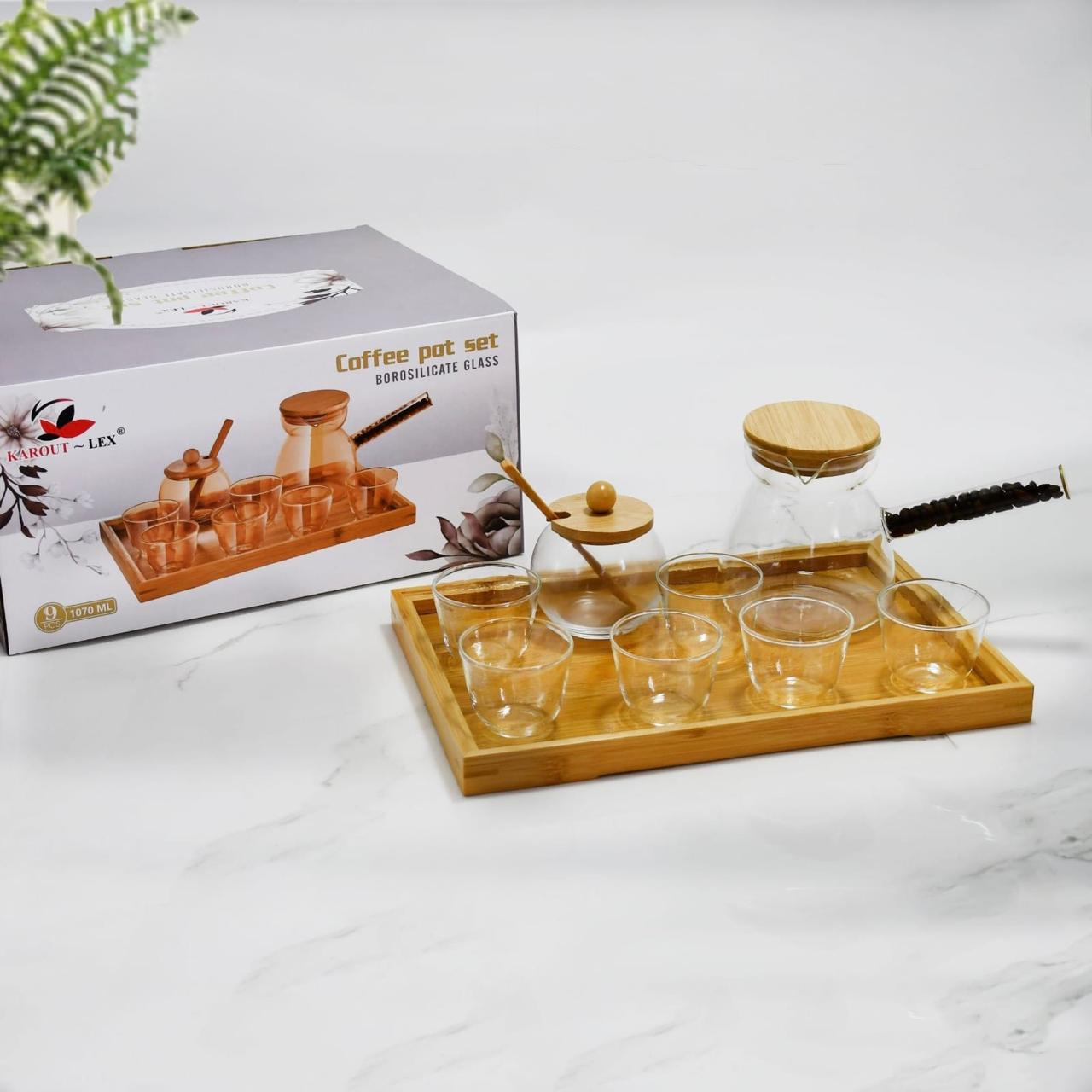 9 Pcs Coffee Pot Set
