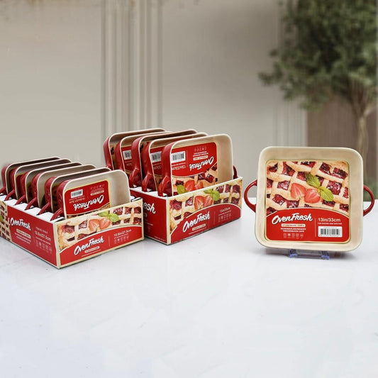 Oven Fresh Stoneware Squared Tray