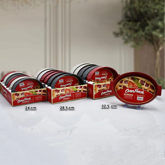 Oven Fresh Stonware Oval Tray