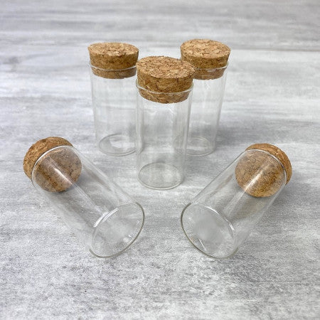 Glass Jar With Cork Stopper