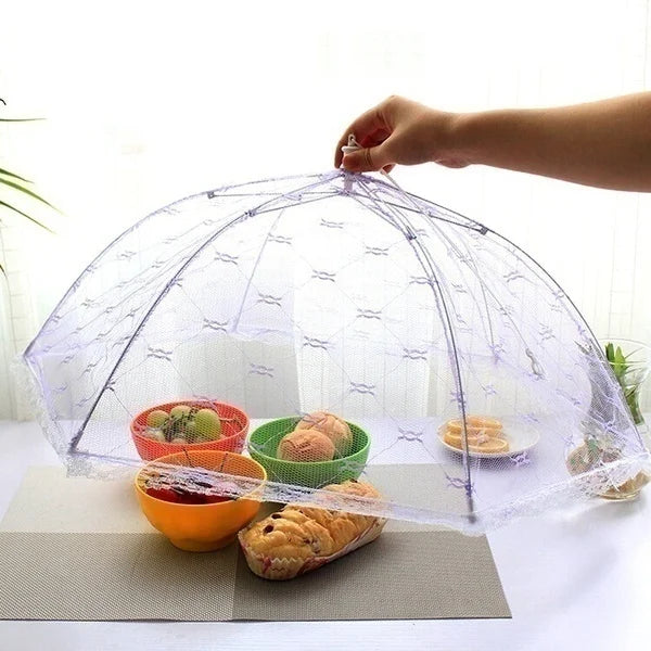 1PC Portable Umbrella Style Food Cover - Anti Mosquito