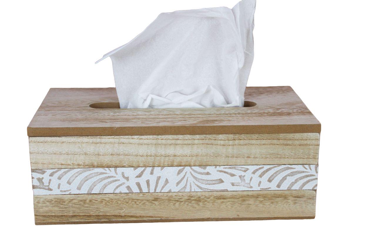 Rectangular Wooden Tissue Box