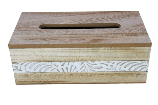 Rectangular Wooden Tissue Box