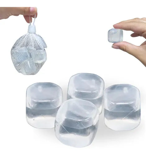 15 Pcs White Ice Cubes Set