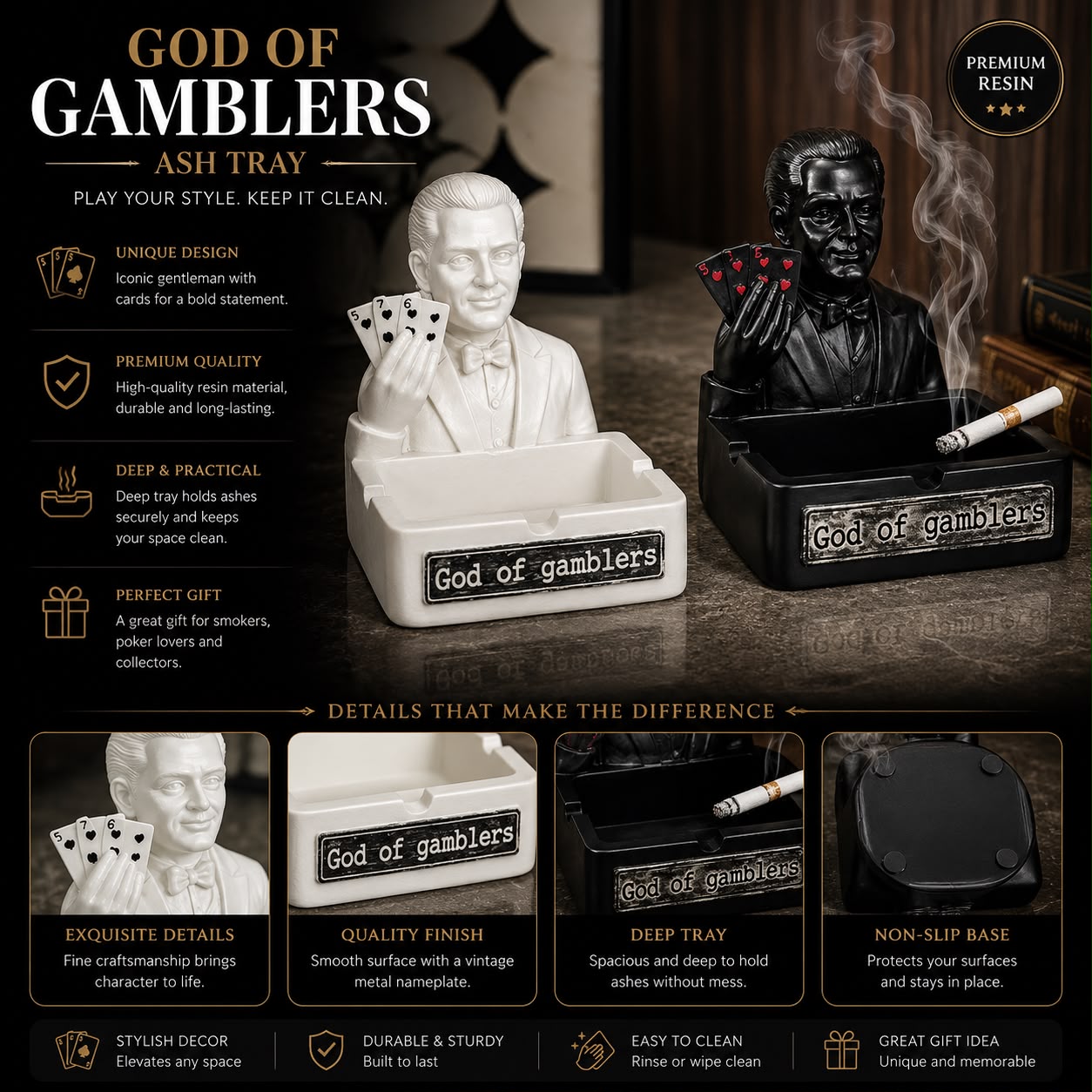 God Of Gamblers Ashtray