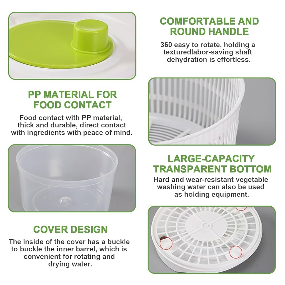 Salad Spinner / Leaf Dryer Salad Veg Drainer
