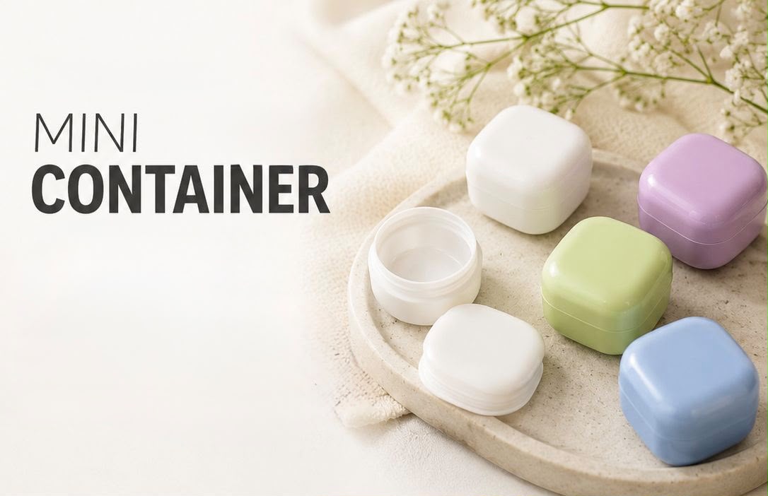 Mini Plastic Cream Container