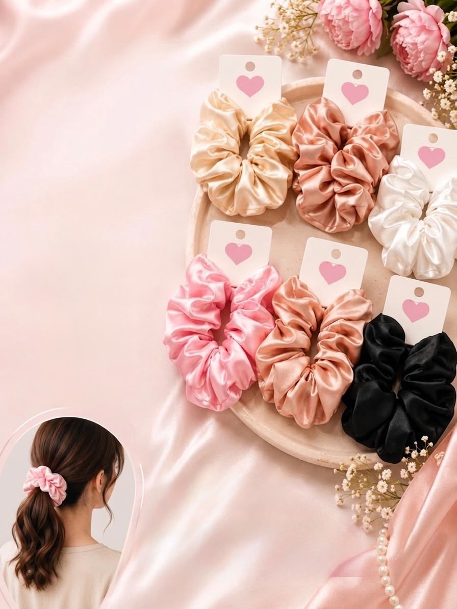 1 Pc Satin Hair Band