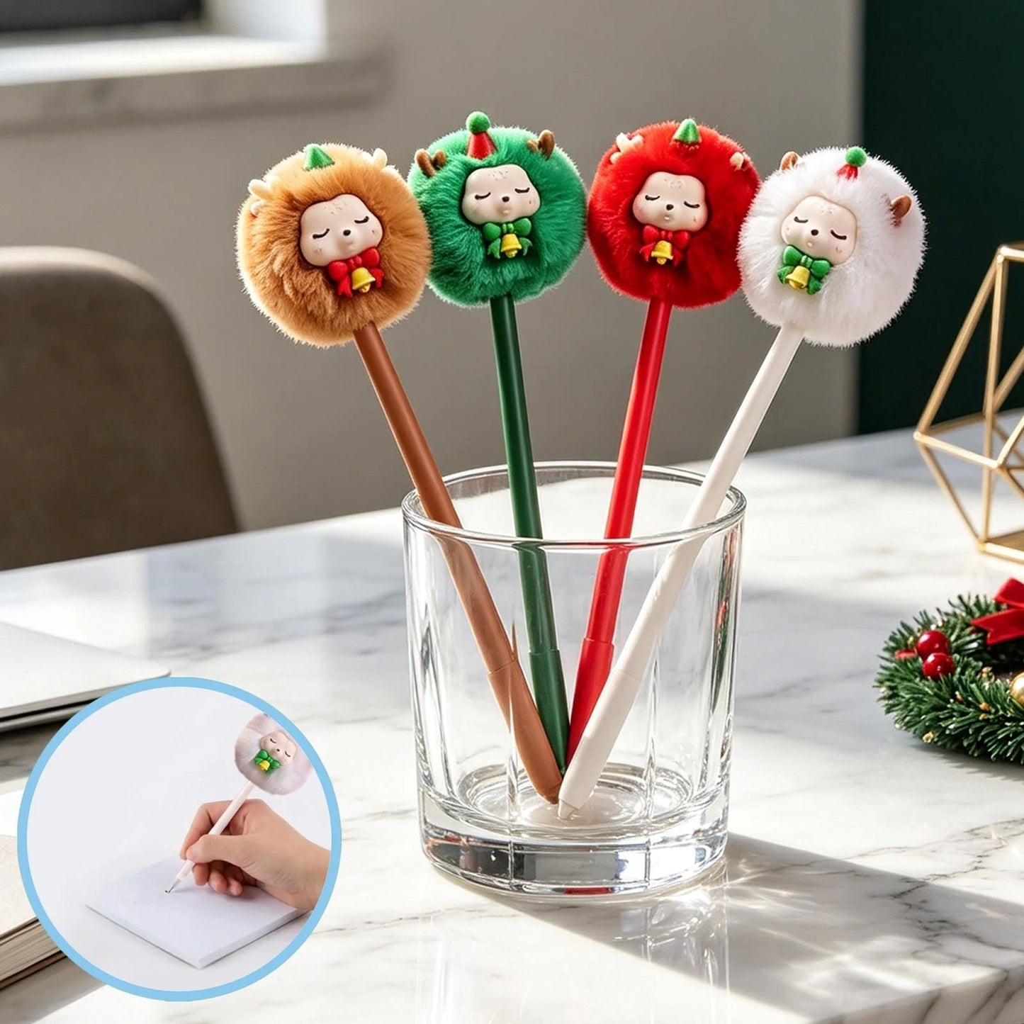 Fuzzy Plush Ballpoint Pens