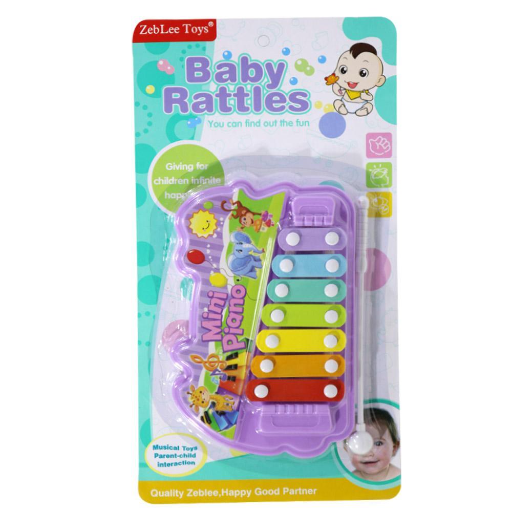 Baby Rattles 7 Key Mini Piano Set