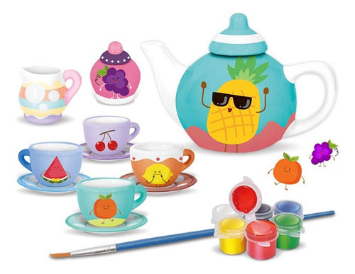 Ceramic Craft to Paint Miniature Tea Set