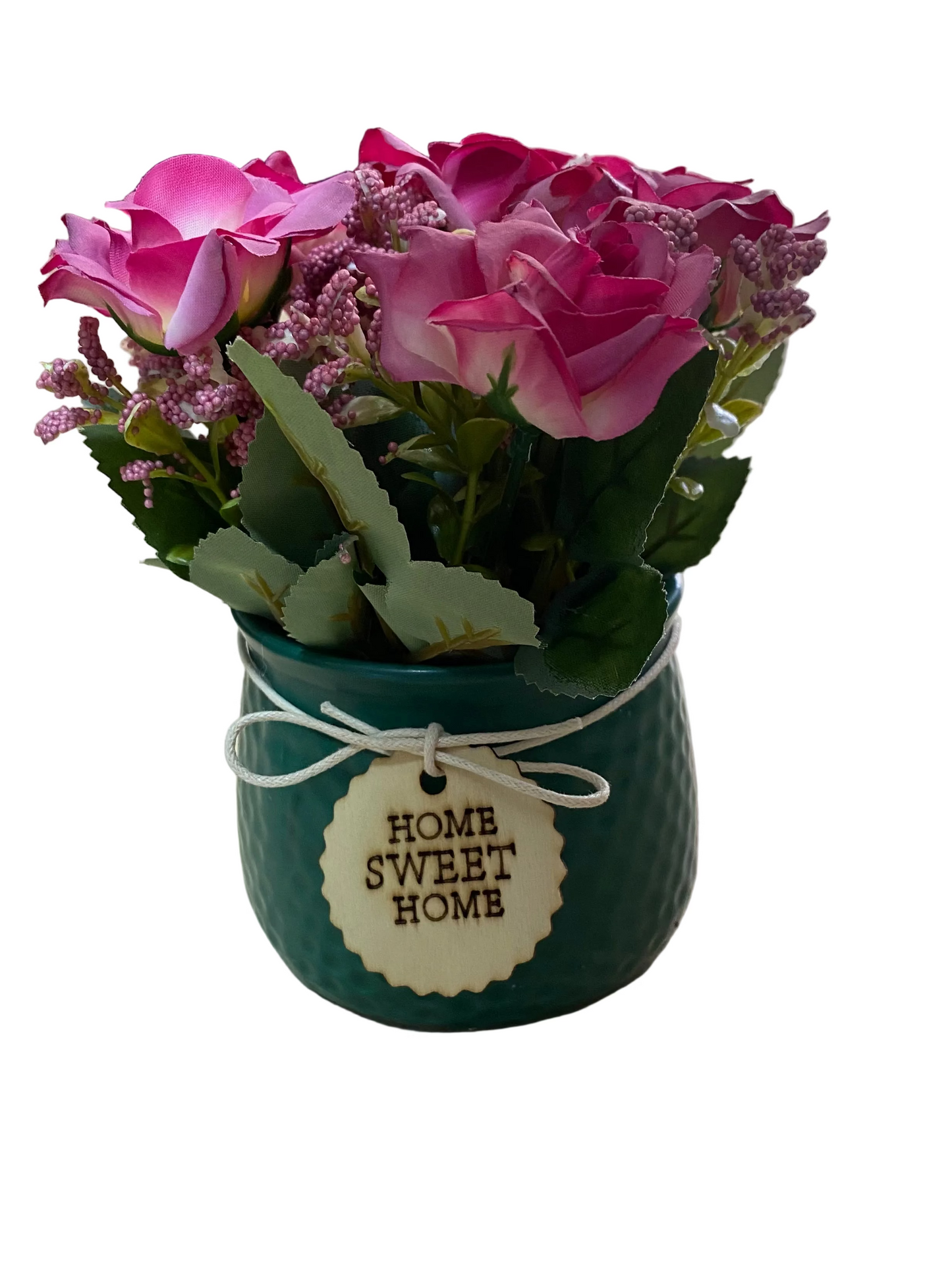 Artificial Flowers Plant In Decorative Ceramic Pot