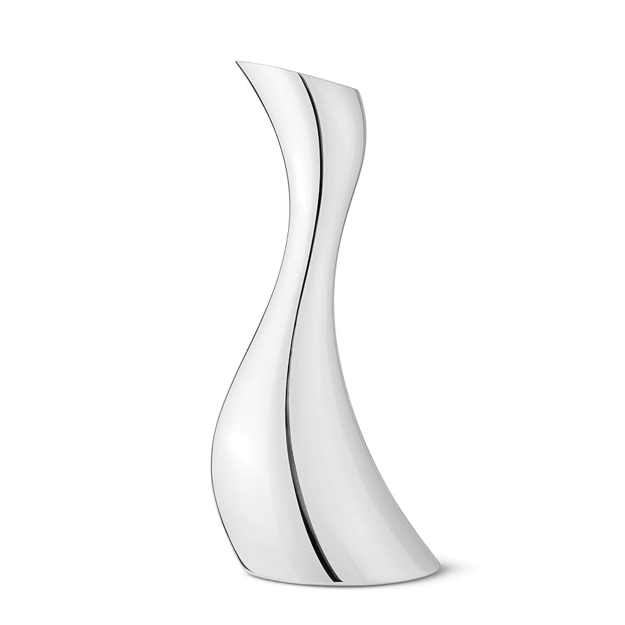 Silver Ceramic Vase