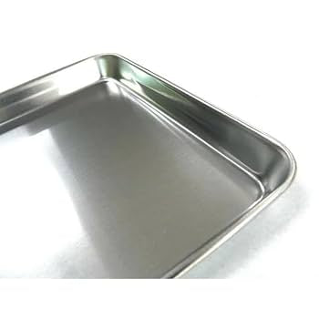 Rectangular Stainless Steel Food Tray