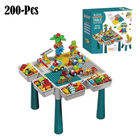 Interactive Petal Table + Rabbit Chair +200 Blocks